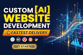 develop ai websites and software ai chatbot ai web application