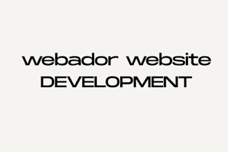 webador website design and developement
