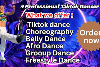 create a viral tiktok dance video and tiktok challenge