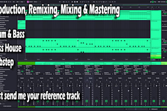 produce any bass musics or remixing the song you request