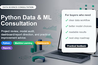 build python data analysis, ml models and dashboards