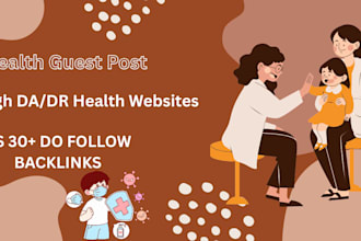 do health blog outreach and build health backlinks with health SEO