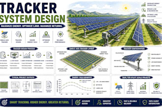 single axis tracker, tracker design, solar tracker, utility pv, tracker layout