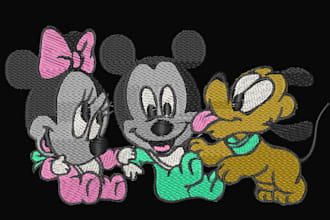 je vais numériser vos motifs de broderie