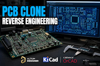 do pcb reverse engineering and pcb clone layouts