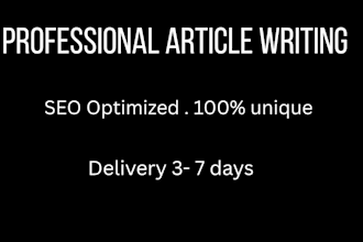 write SEO articles and blogs posts in english and bangla