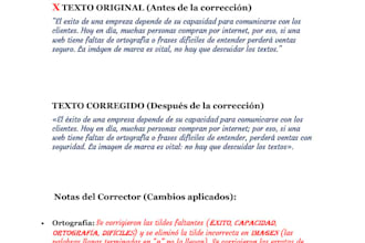proofread and edit your spanish texts professionally