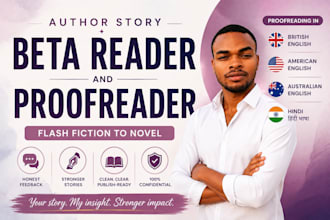 proofread fantasy novel, contemporary, paranormal romance, fiction proofreader