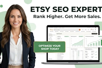 do etsy SEO, keyword research and optimize etsy listings