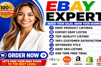 do ebay product listing, SEO ebay listing, ebay lister, cross listing