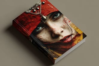 create romance book cover design