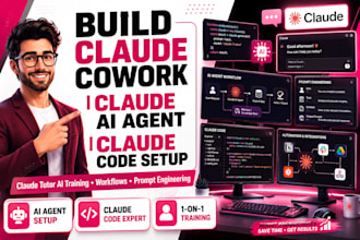 build claude cowork claude ai agent, claude code setup claude tutor ai training