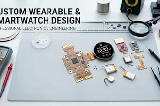 create custom wearable device and smartwatch electronics