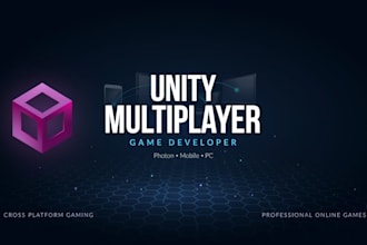 develop unity multiplayer games with photon for mobile PC and webgl