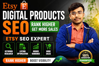 do etsy SEO for digital products and etsy listings