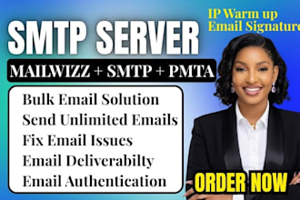 setup SMTP server with mailwizz powermta for bulk email marketing