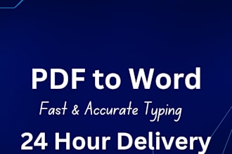 type pdf , handwritten notes to word fast and accurate