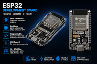 develop esp32 iot devices for smart home automation and remote monitoring