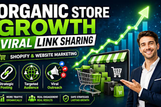 viral shopify promotion and affiliate website link sharing for organic traffic