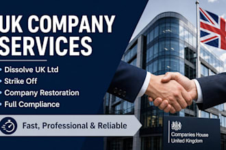 dissolve uk ltd, strike off, or restore uk company and compliance