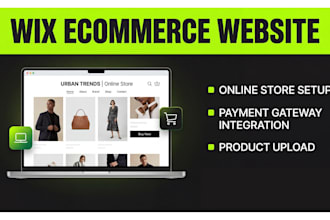 design wix ecommerce store, wix dropshipping website for your business