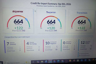 perform credit sweep for collections, charge offs and inquiries