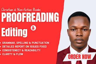 proofread and edit christian, selfhelp, and memoir manuscripts