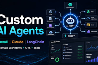 build custom ai agents using openai, claude and langchain