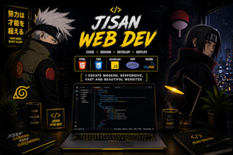 design responsive website using HTML CSS js