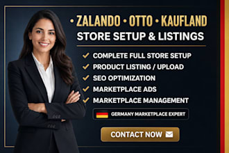setup zalando otto kaufland store marketplace upload optimize product listings