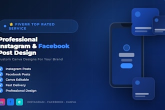 design instagram and facebook posts