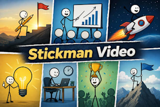 2d stickman explainer videos