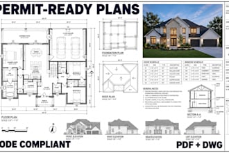 usa architect house plan renovation addition structural calculations icf redline