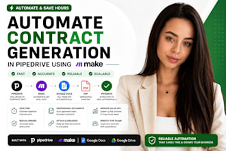 automate contract generation in pipedrive using make