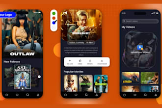 develop ott video on demand app and web, short drama app, vertical video app
