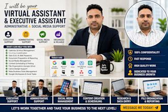 be your dedicated virtual assistant, admin support, CRM