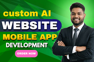 build ai saas app, ai mobile app, and ai website development as an ai developer