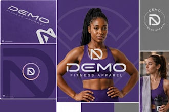 design a professional logo and complete brand identity kit