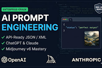 engineer advanced ai prompts for chatgpt and midjourney