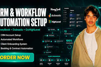 setup honeybook dubsado hubspot gohighlevel acuity scheduling crm workflow