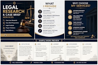 do legal reseach and make case briefs