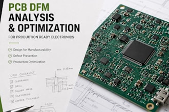 perform pcb dfm analysis and optimization for production ready electronics