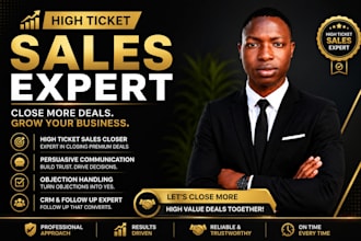high ticket sales sales representation sales closer salesperson cold calling