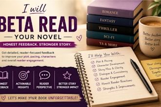 beta read romance fantasy fiction book critique beta reader