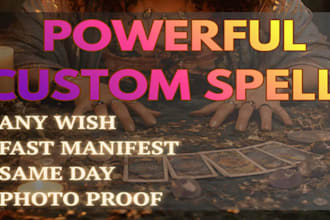 cast a powerful custom spell for all situation