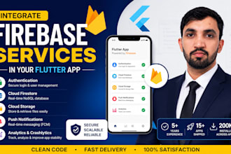 integrate firebase services in your flutter app