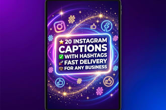 catchy instagram and facebook captions for your business