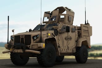 create custom vehicles and military props for arma reforger