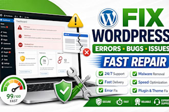 fix wordpress errors and bugs