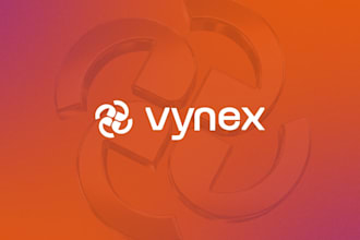 design a modern tech logo and brand identity